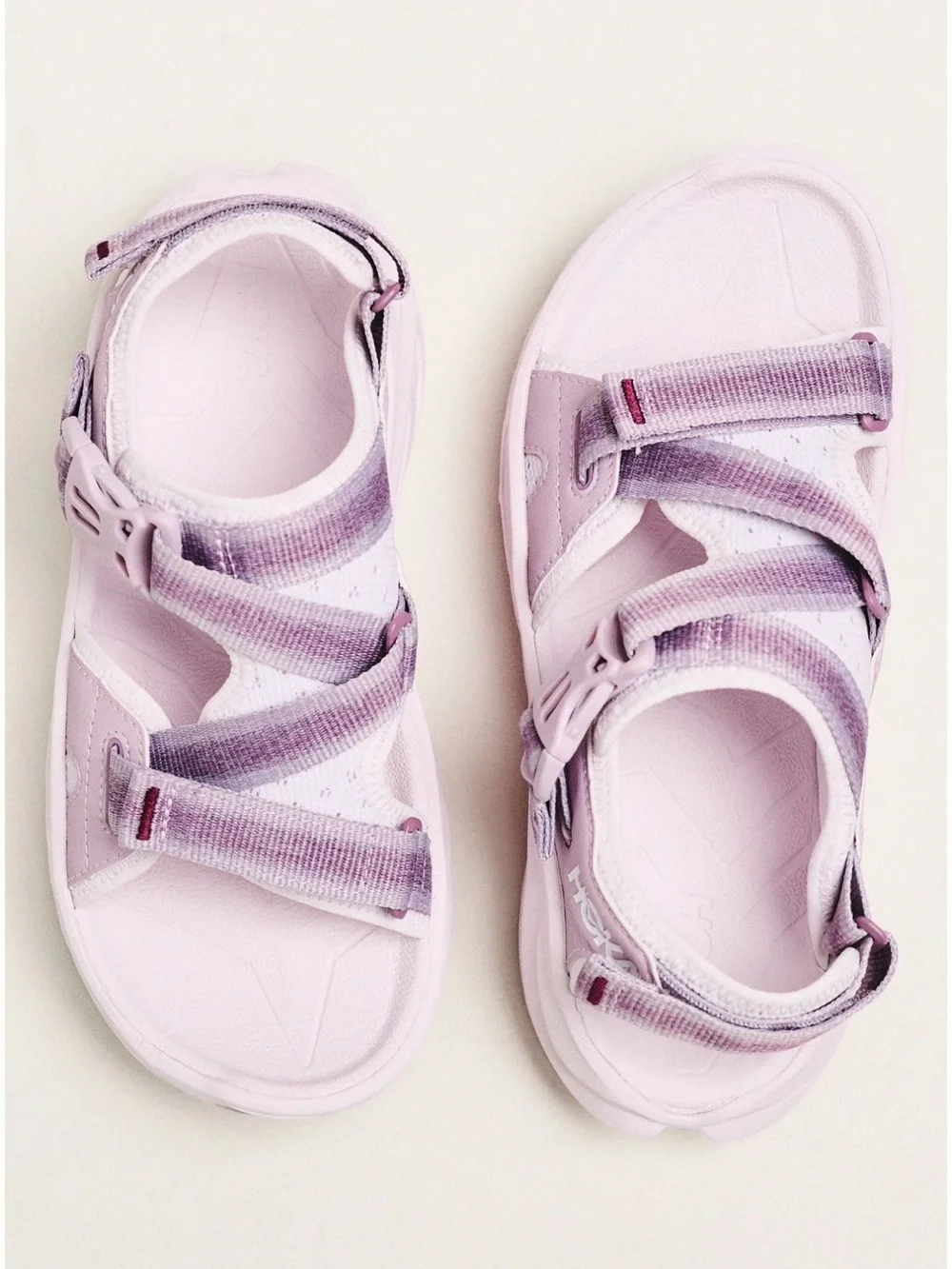 Hoka Infiniti sandals purple
